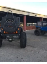 Wizard Works Offroad Rear Bumper and Swing Down Tire Carrier Bare Steel Jeep CJ7 1976-1987                                     - WW1082 - Image 6