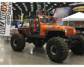 Wizard Works Offroad Tube Fenders with Inners Bare Steel Jeep Wrangler 1987-1995