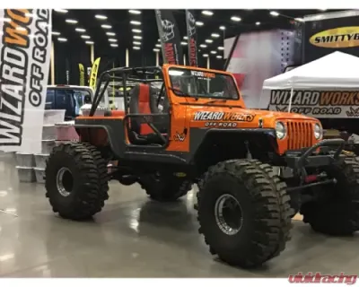 Wizard Works Offroad Tube Fenders with Inners Bare Steel Jeep Wrangler 1987-1995 - WW2011