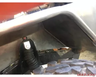 Wizard Works Offroad Tube Fenders Negative Flare Bare Steel Jeep Wrangler 1987-1995 - WW2019