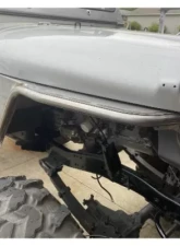 Wizard Works Offroad Tube Fenders Negative Flare Bare Steel Jeep Wrangler 1987-1995                                     - WW2019 - Image 5