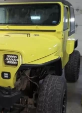 Wizard Works Offroad Tube Fenders Negative Flare Bare Steel Jeep Wrangler 1987-1995                                     - WW2019 - Image 6