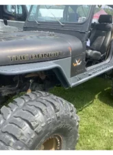 Wizard Works Offroad Tube Fenders Negative Flare Bare Steel Jeep Wrangler 1987-1995                                     - WW2019 - Image 11