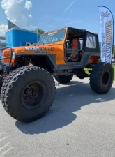 Wizard Works Offroad Rock Sliders Bare Steel Jeep Wrangler 1987-1995                                     - WW2034 - Image 2