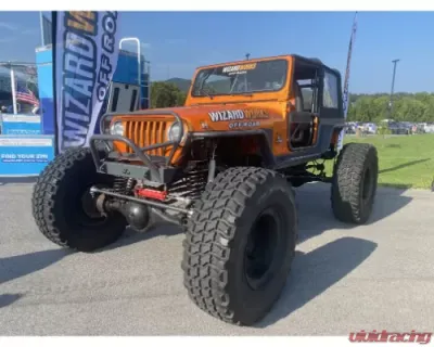 Wizard Works Offroad Rock Sliders Bare Steel Jeep Wrangler 1987-1995 - WW2034