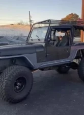 Wizard Works Offroad Rock Sliders Bare Steel Jeep Wrangler 1987-1995                                     - WW2034 - Image 9