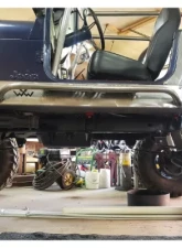 Wizard Works Offroad Rock Sliders Bare Steel Jeep Wrangler 1987-1995                                     - WW2034 - Image 11