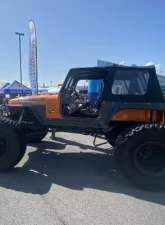 Wizard Works Offroad Comp Cut Rear Armor w/ Tube Flares Bare Steel Jeep Wrangler 1987-1995                                     - WW2046 - Image 2