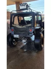 Wizard Works Offroad Comp Cut Rear Armor w/ Tube Flares Bare Steel Jeep Wrangler 1987-1995                                     - WW2046 - Image 4