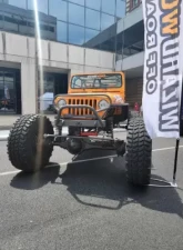 Wizard Works Offroad Stubby Bumper with Grill Hoop Bare Steel Jeep Wrangler 1987-1995                                     - WW2065 - Image 8