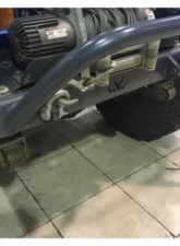 Wizard Works Offroad Stubby Front Bumper w/Bull Bar Bare Steel Jeep Wrangler 1987-1995                                     - WW2068 - Image 13