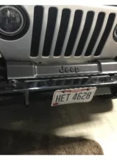 Wizard Works Offroad Mid Width Front Bumper Bare Steel Jeep Wrangler 1987-1995                                     - WW2074 - Image 2