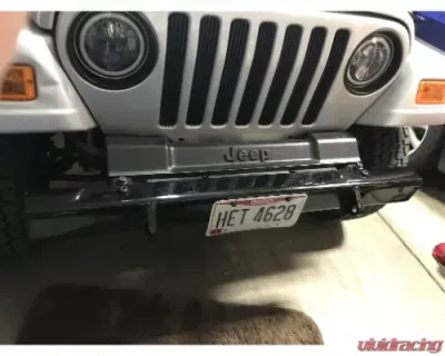 Wizard Works Offroad Mid Width Front Bumper Bare Steel Jeep Wrangler 1987-1995 - WW2074