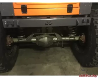 Wizard Works Offroad Rear Bumper Bare Steel Jeep Wrangler 1987-1995 - WW2088