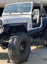 Wizard Works Offroad Tube Fenders with Inners Bare Steel Jeep Wrangler 1997-2006                                     - WW3011 - Image 5