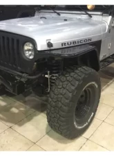 Wizard Works Offroad Rock Sliders Bare Steel Jeep Wrangler 1997-2006                                     - WW3034 - Image 4