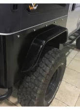 Wizard Works Offroad Rock Sliders Bare Steel Jeep Wrangler 1997-2006                                     - WW3034 - Image 5