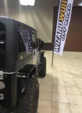 Wizard Works Offroad Rock Sliders Bare Steel Jeep Wrangler 1997-2006                                     - WW3034 - Image 6
