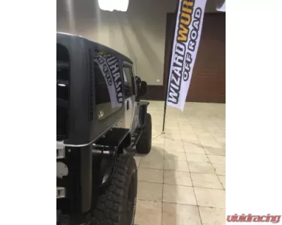 Wizard Works Offroad Rock Sliders Bare Steel Jeep Wrangler 1997-2006 - WW3034