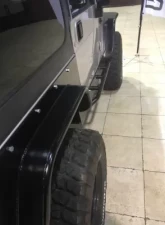 Wizard Works Offroad Rock Sliders Bare Steel Jeep Wrangler 1997-2006                                     - WW3034 - Image 7