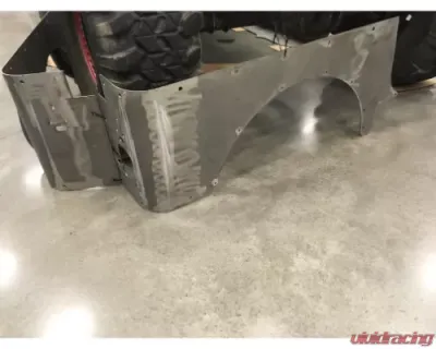 Wizard Works Offroad Rear Armor Bare Steel Jeep Wrangler 1997-2006 - WW3044