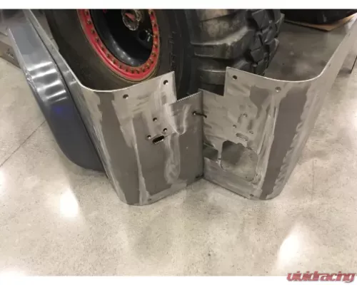 Wizard Works Offroad Rear Armor Bare Steel Jeep Wrangler