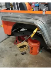 Wizard Works Offroad Comp Cut Rear Armor Bare Steel Jeep Wrangler 1997-2006                                     - WW3045-comp - Image 2