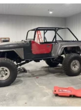 Wizard Works Offroad Rear Armor w/Tube Flares Bare Steel Jeep Wrangler 1997-2006                                     - WW3045 - Image 4