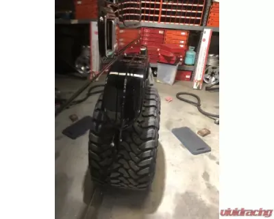 Wizard Works Offroad Rear Armor w/Tube Flares Bare Steel Jeep Wrangler 1997-2006 - WW3045