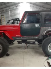 Wizard Works Offroad Rear Armor w/Tube Flares Bare Steel Jeep Wrangler 1997-2006                                     - WW3045 - Image 8