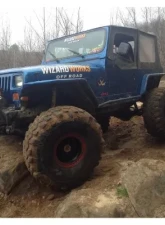 Wizard Works Offroad Stubby Front Bumper w/Stinger Bare Steel Jeep Wrangler 1997-2006                                     - WW3069 - Image 3