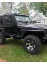 Wizard Works Offroad Stubby Front Bumper w/Stinger Bare Steel Jeep Wrangler 1997-2006                                     - WW3069 - Image 4