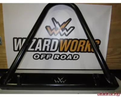 Wizard Works Offroad Stubby Front Bumper w/Stinger Bare Steel Jeep Wrangler 1997-2006 - WW3069