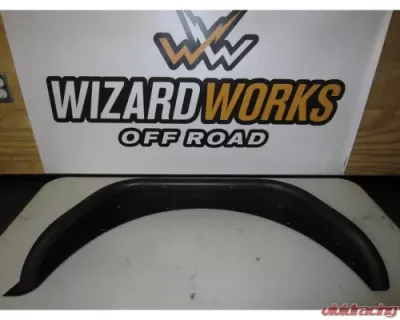 Wizard Works Offroad Rear Tube Flares Bare Steel Jeep Wrangler 1997-2006 - WW3172