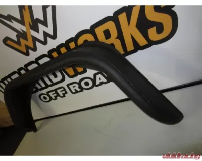 Wizard Works Offroad Rear Tube Flares Bare Steel Jeep Wrangler 1997-2006 - WW3172