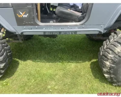 Wizard Works Offroad Rock Sliders Bare Steel Jeep Wrangler TJ Unlimited 2004-2006 - WW4034