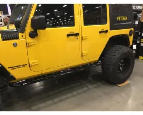 Wizard Works Offroad Steps Bare Steel Jeep Wrangler 2007-2018