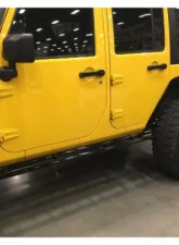 Wizard Works Offroad Steps Bare Steel Jeep Wrangler 2007-2018                                     - WW6034 - Image 6