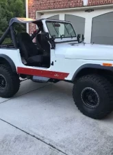 Wizard Works Offroad Bare Steel Rock Sliders No Tubing Jeep Scrambler 1981-1985                                     - WW8035 - Image 4