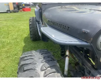 Wizard Works Offroad Rear Armor with Tube Flares Bare Steel Jeep Scrambler 1981-1985 - WW8045