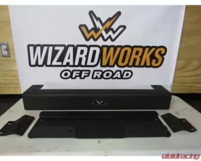 Wizard Works Offroad Winch Mount Bare Steel Jeep Wrangler TJ/YJ Bare Steel - WW9015