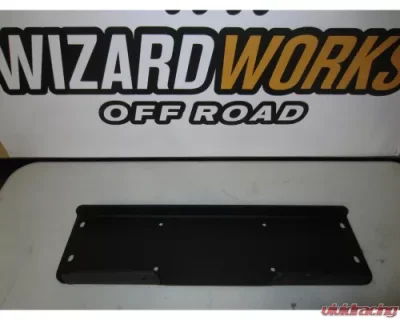 Wizard Works Offroad Winch Mount Bare Steel Jeep Wrangler TJ/YJ Bare Steel - WW9015