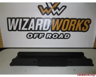 Wizard Works Offroad Winch Mount Bare Steel Jeep Wrangler TJ/YJ Bare Steel - WW9015