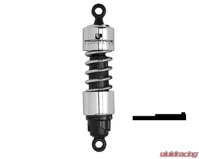 Progressive 412 Series Chrome Standard 12.6" Shocks Harley-Davidson FXDB | FXDC | FXDF | FXDL | FXDWG 1991-2017 - 412-4038C