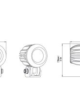 DENALI Electronics 2.0 D2 LED Light Pod w/ DataDim Technology                                     - DNL.D2.050 - Image 3