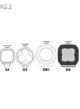 DENALI Electronics 2.0 D4 LED Light Pod w/ DataDim Technology                                     - DNL.D4.050 - Image 4