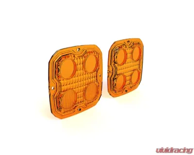 DENALI Electronics Amber TriOptic Lens Kit for D4 LED Lights - DNL.D4.10100