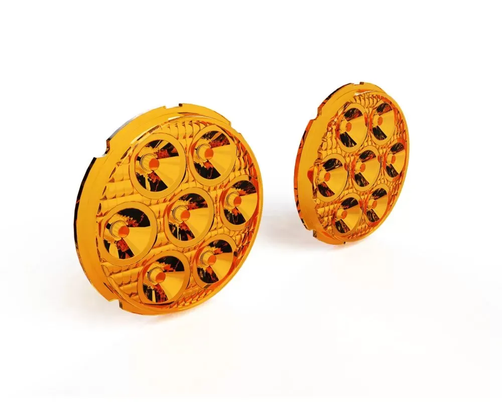DENALI Electronics Amber Lens Kit for D7 LED Lights - DNL.D7.10100