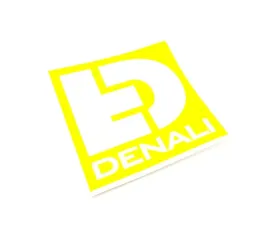 DENALI Electronics 5x5 Yellow Icon Logo Transfer Decal