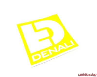 DENALI Electronics 5x5 Yellow Icon Logo Transfer Decal - DNL.STK.003